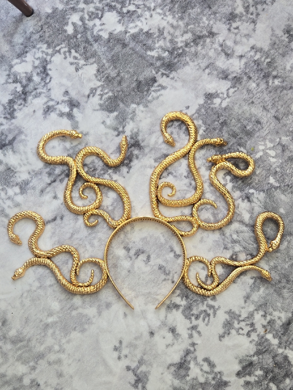 Gold Snake Headband Crown
